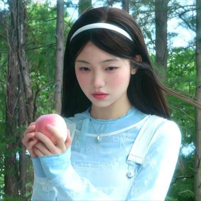 蓝色嘴巴的脸